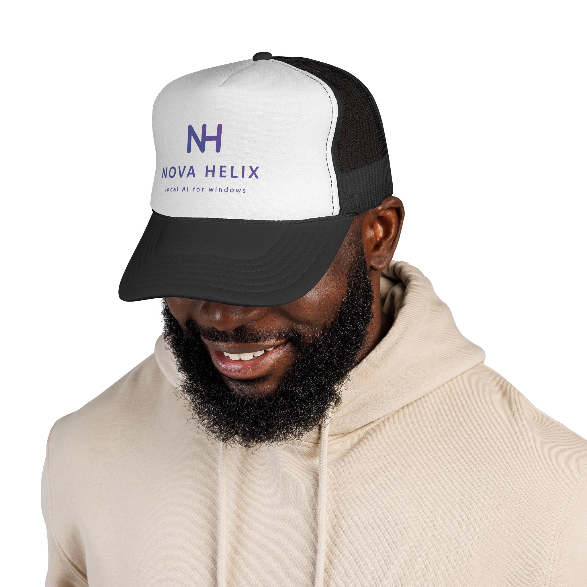 Nova Helix Local AI Trucker Hat - Image 5