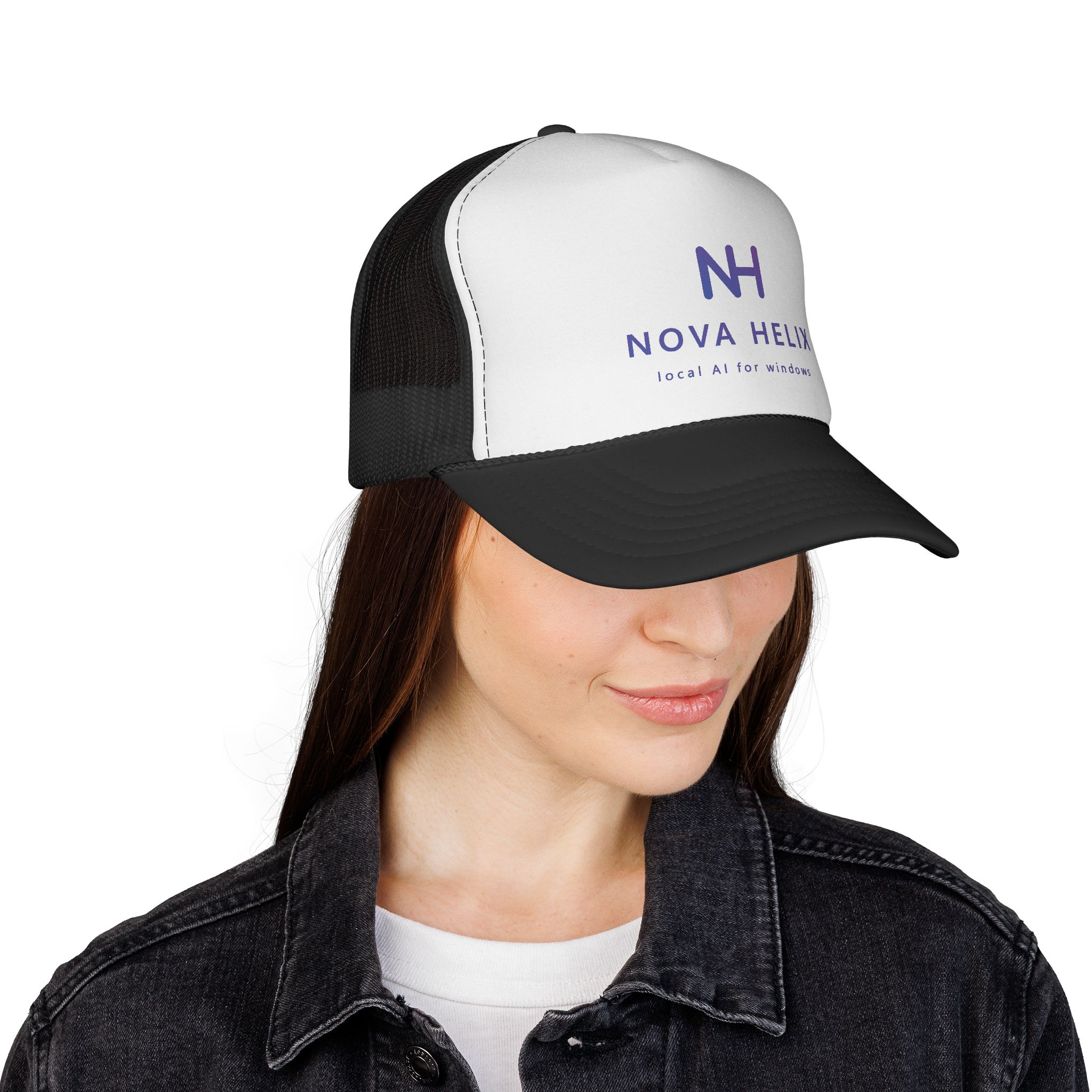 Nova Helix Local AI Trucker Hat - Image 4