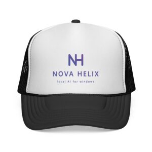 Nova Helix Local AI Trucker Hat